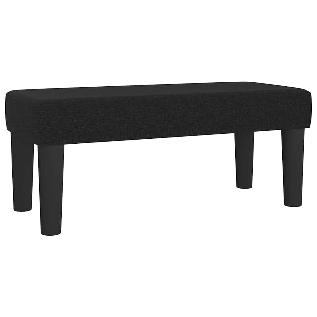 Vidaxl bankje 70x30x30 cm stof zwart