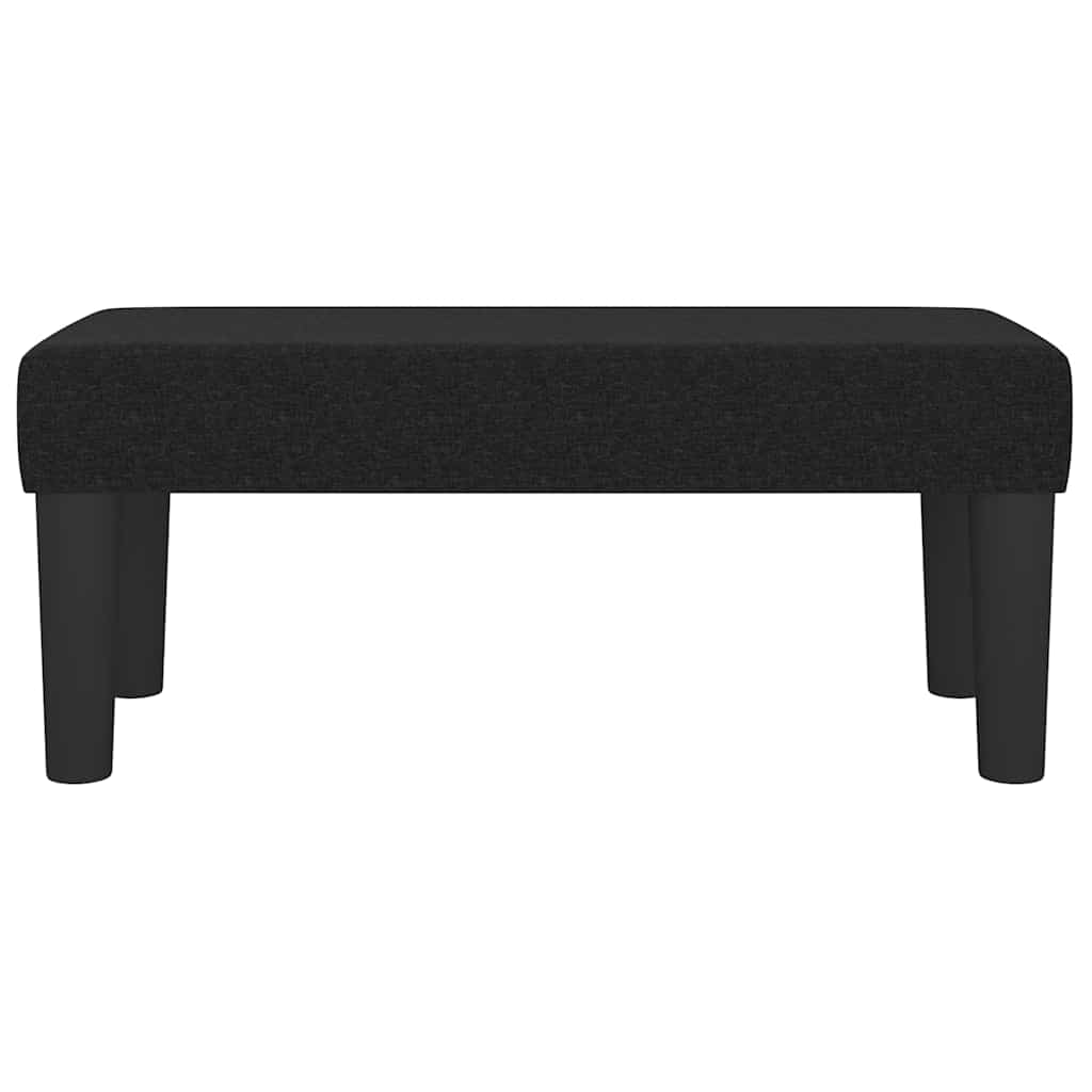 Vidaxl bankje 70x30x30 cm stof zwart