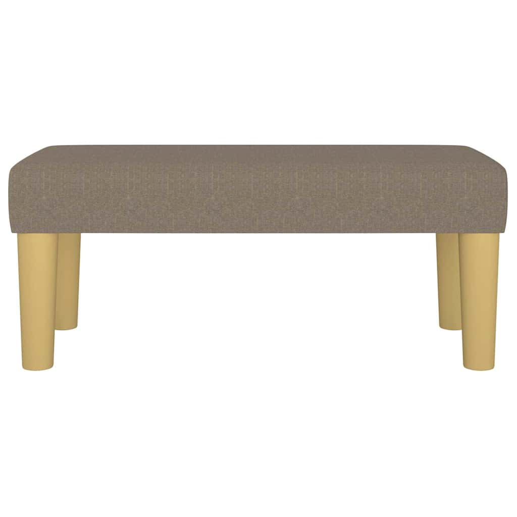 Vidaxl bankje 70x30x30 cm stof taupe