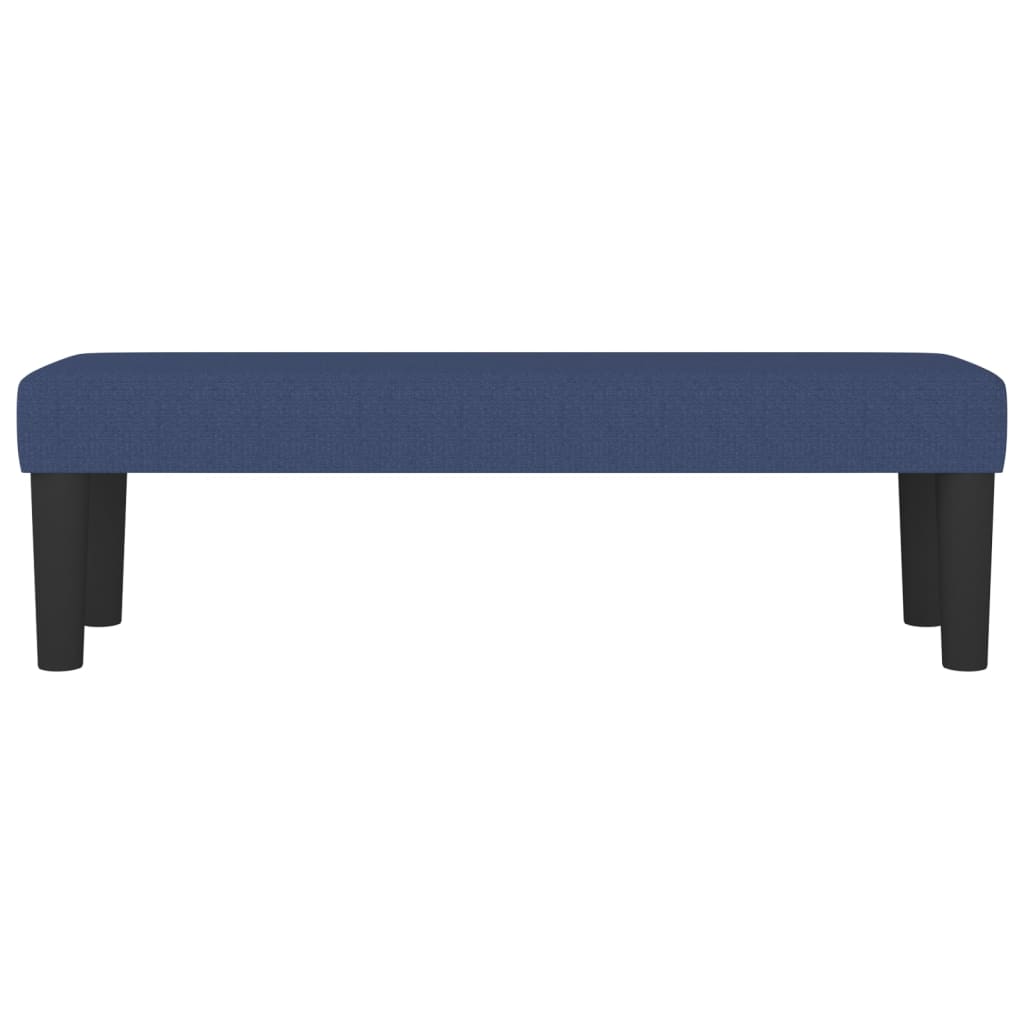 Vidaxl bankje 100x30x30 cm stof blauw