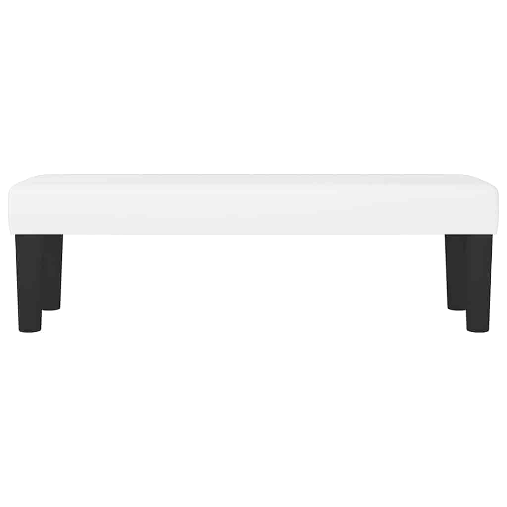 Vidaxl bankje 100x30x30 cm kunstleer wit