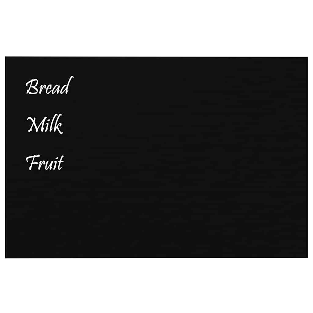 Vidaxl magneetbord wandgemonteerd 60x40 cm gehard glas zwart