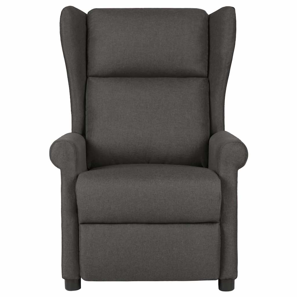 Vidaxl massagestoel stof donkergrijs
