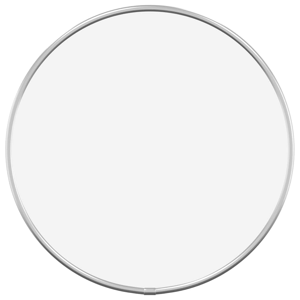 Vidaxl -Wandspiegel um Ø30 cm silberfarben