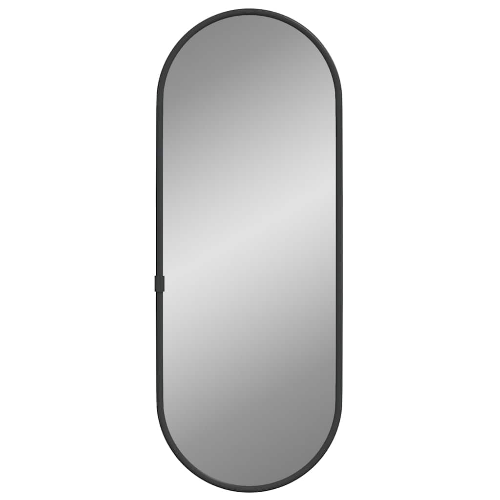 Vidaxx Wandspiegel 40x15 cm oval schwarz