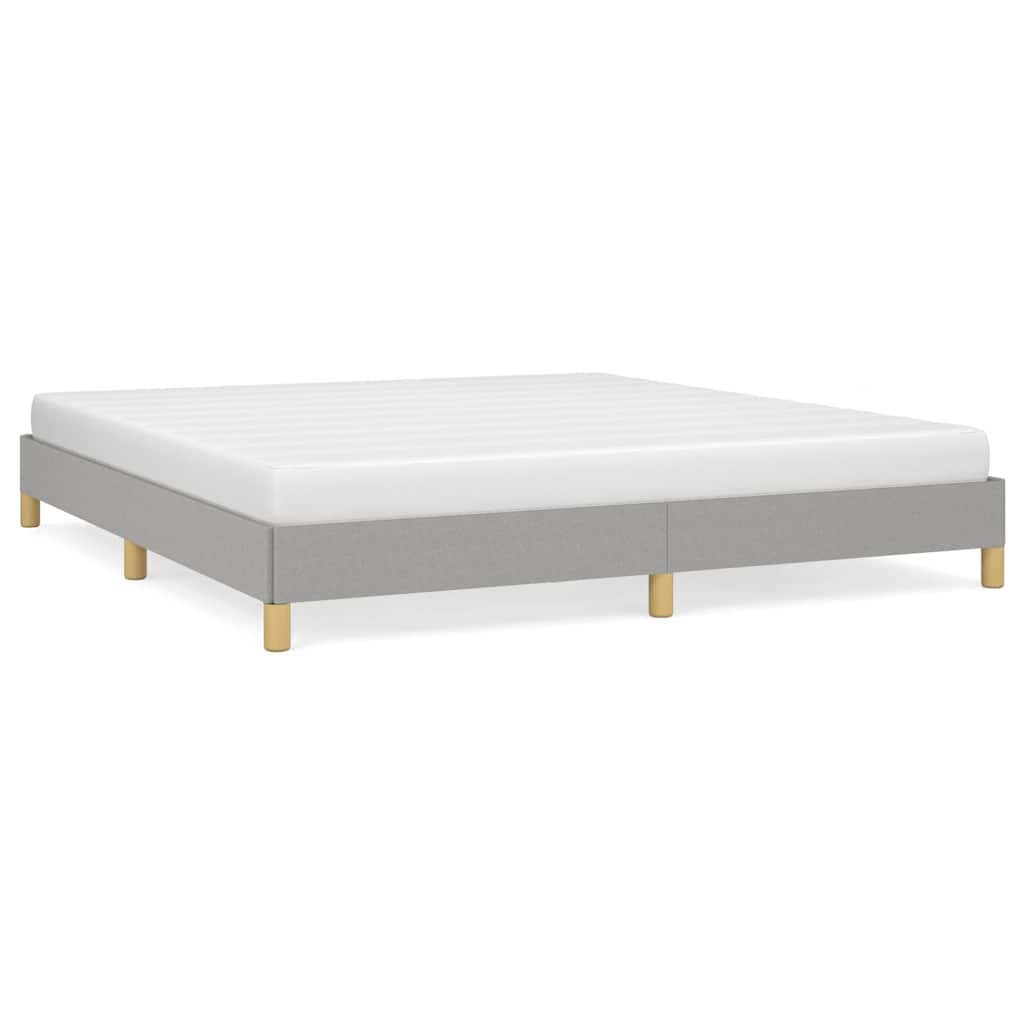 Vidaxl bedframe zonder matras stof lichtgrijs 180x200 cm