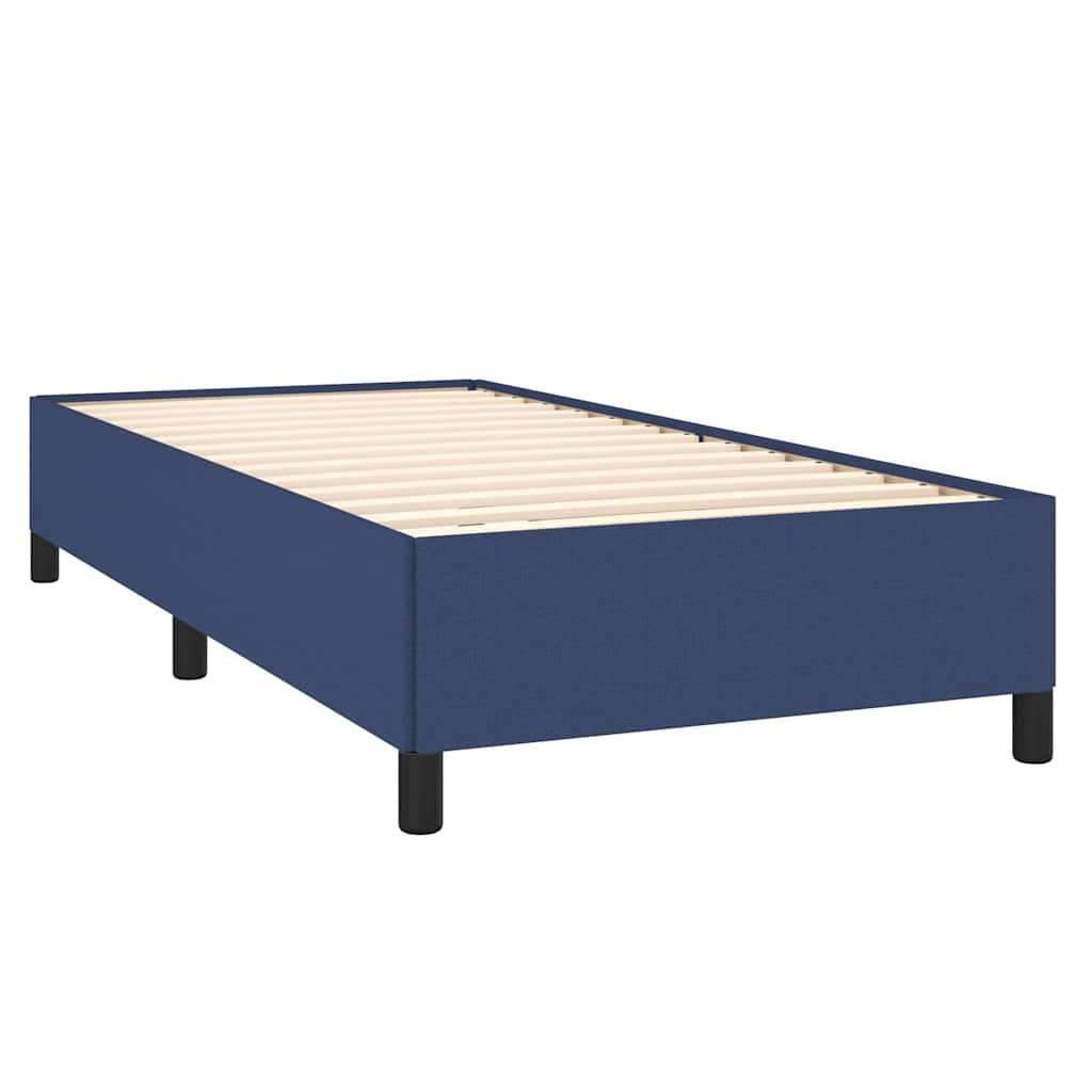 Vidaxl bedframe zonder matras 90x190 cm stof blauw