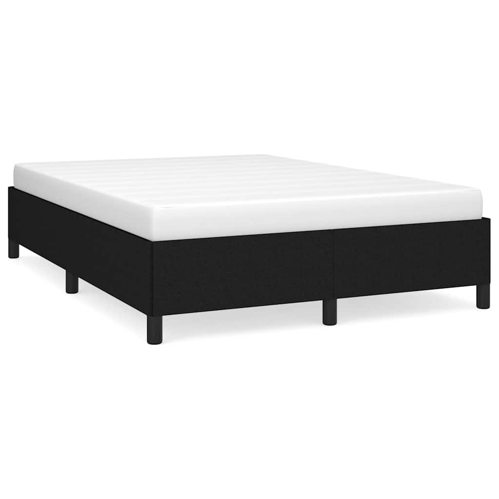 Vidaxl bedframe zonder matras stof zwart 140x200 cm