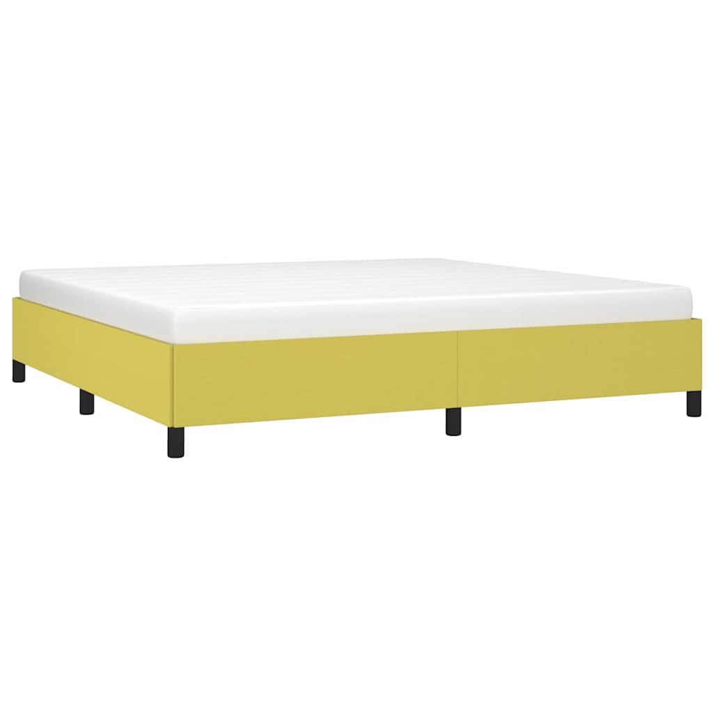 Vidaxl bedframe zonder matras 200x200 cm stof groen