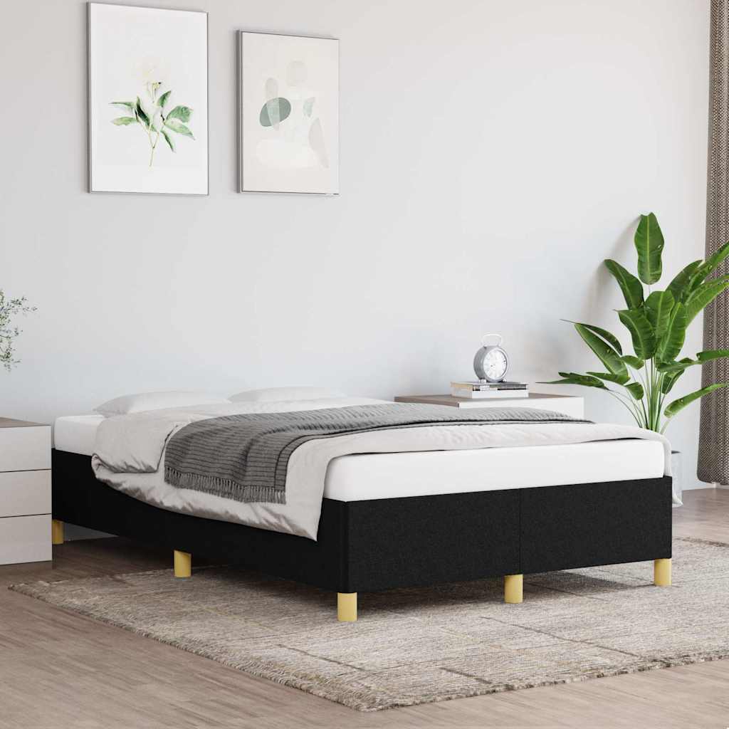 Vidaxl bedframe zonder matras 120x200 cm stof zwart