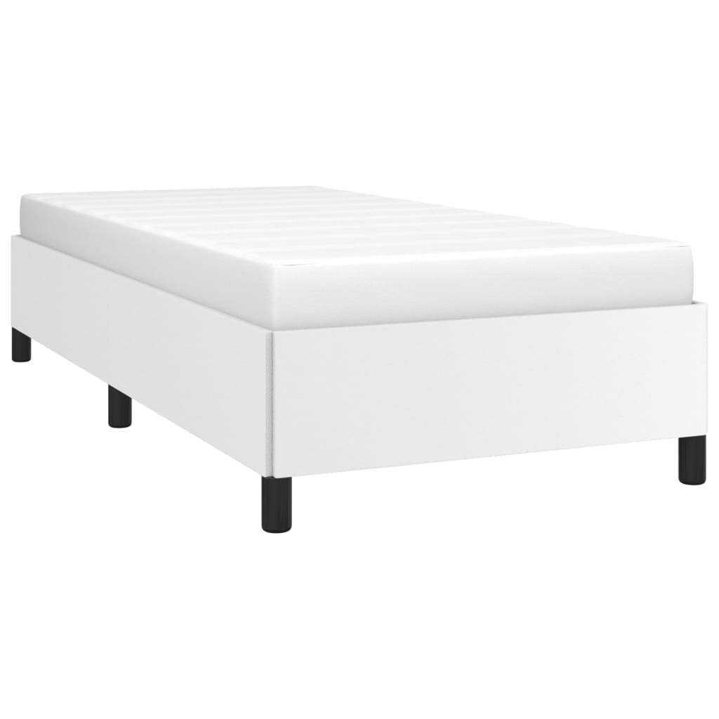Vidaxl bedframe kunstleer wit 90x200 cm