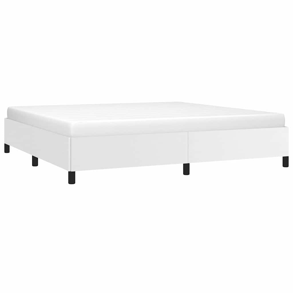 Vidaxl bedframe kunstleer wit 200x200 cm