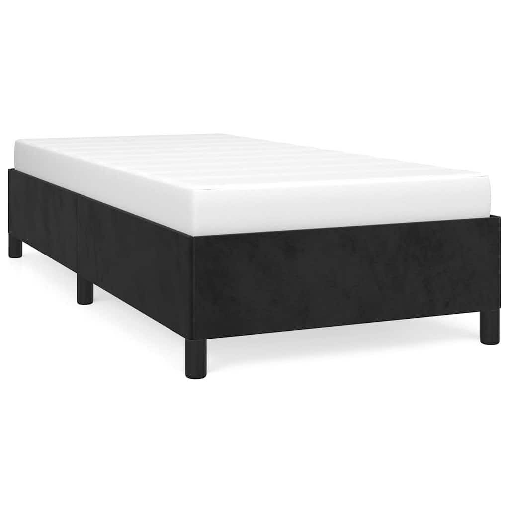 Vidaxl bedframe fluweel zwart 90x190 cm