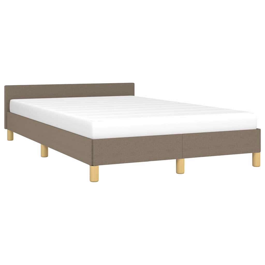 Vidaxl bedframe zonder matras 120x200 cm stof taupe