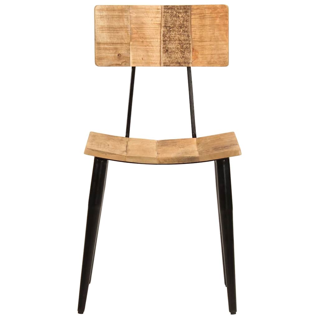 Vidaxl eetkamerstoelen 2 st 44x40x80 cm massief mangohout