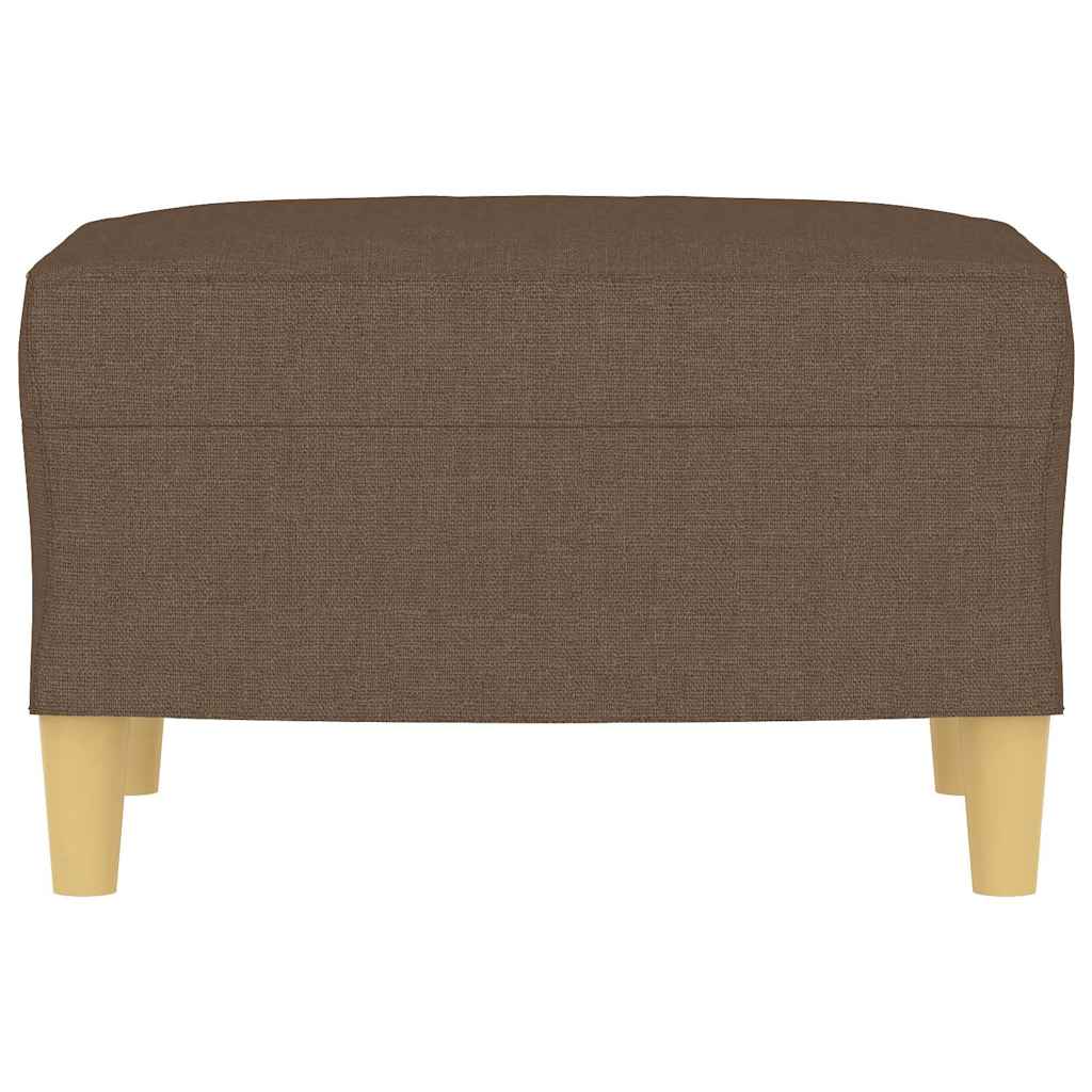 Vidaxl voetenbank 60x50x41 cm stof bruin