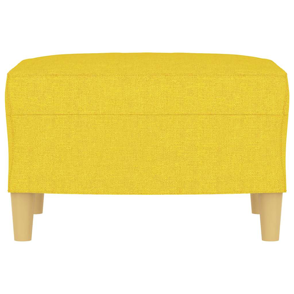 Vidaxl voetenbank 60x50x41 cm stof geel
