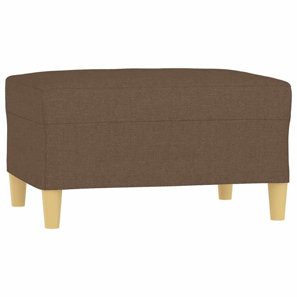 Vidaxl voetenbank 70x55x41 cm stof bruin