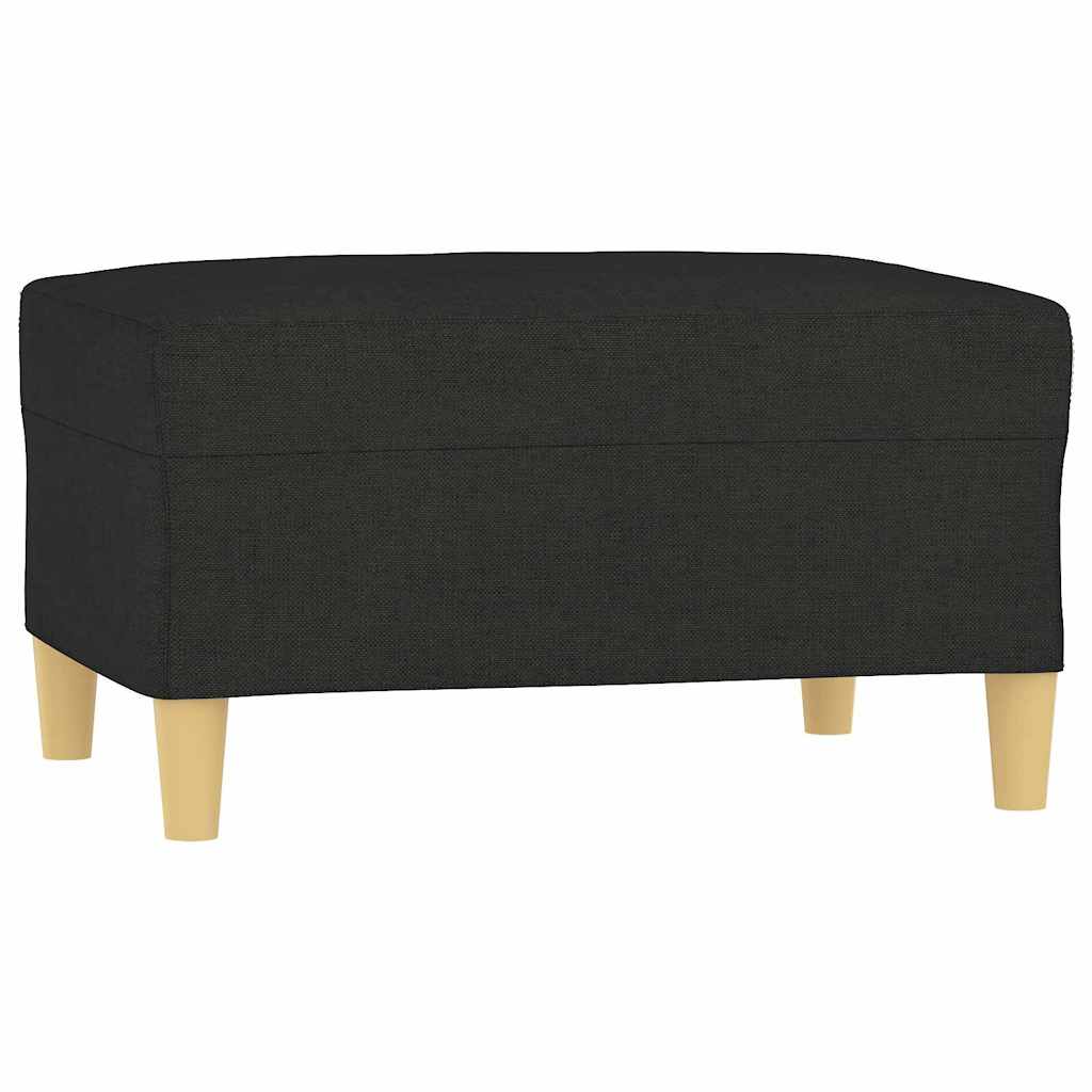 Vidaxl voetenbank 70x55x41 cm stof zwart