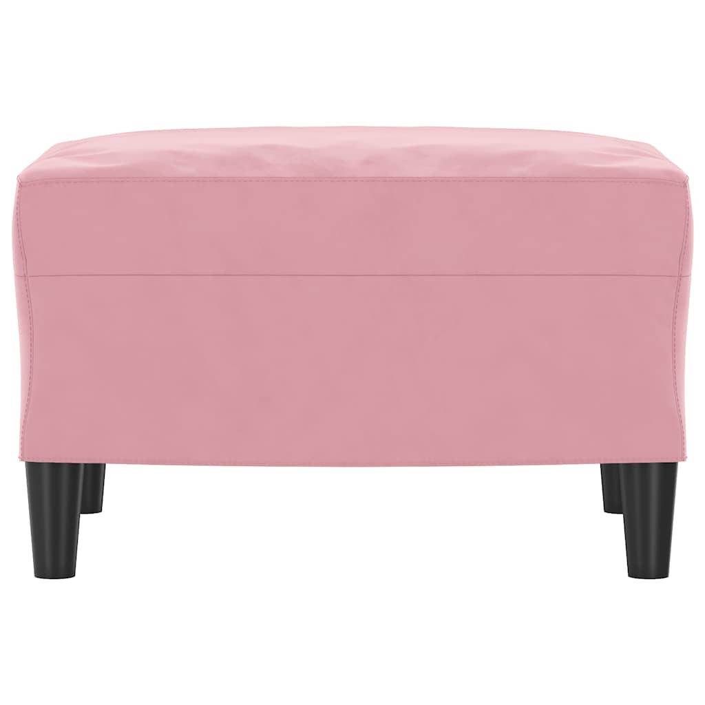 Vidaxl voetenbank 60x50x41 cm fluweel roze