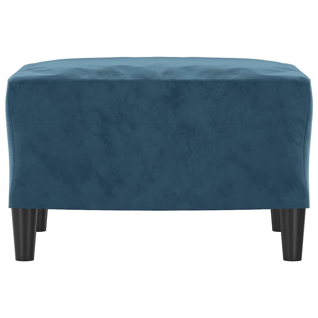 Vidaxl voetenbank 60x50x41 cm fluweel blauw