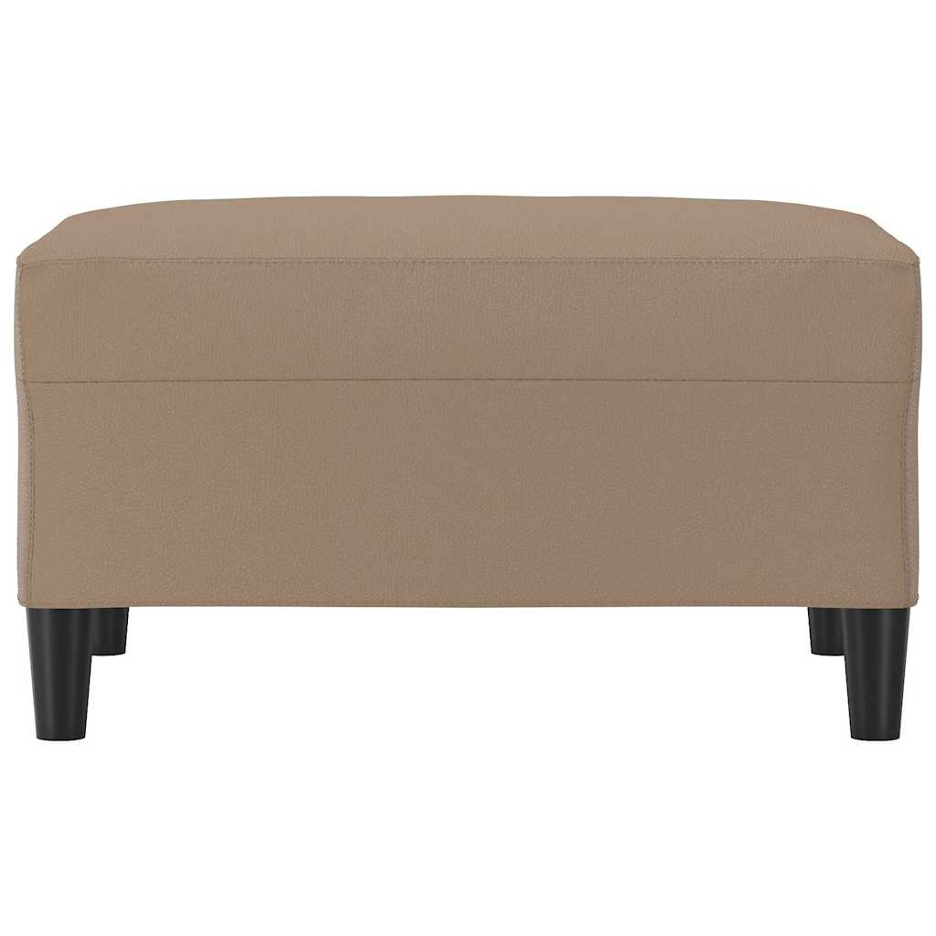 Vidaxl voetenbank 70x55x41 cm kunstleer cappuccino