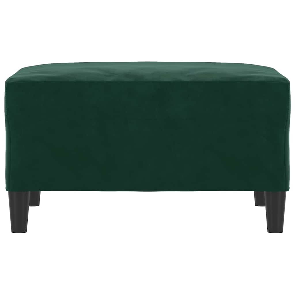 Vidaxl voetenbank 70x55x41 cm fluweel donkergroen