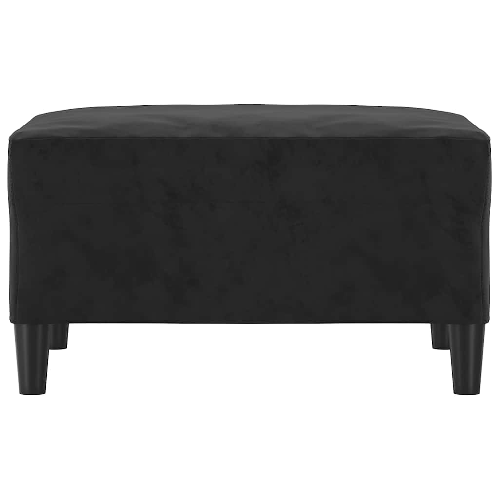 Vidaxl voetenbank 70x55x41 cm fluweel zwart