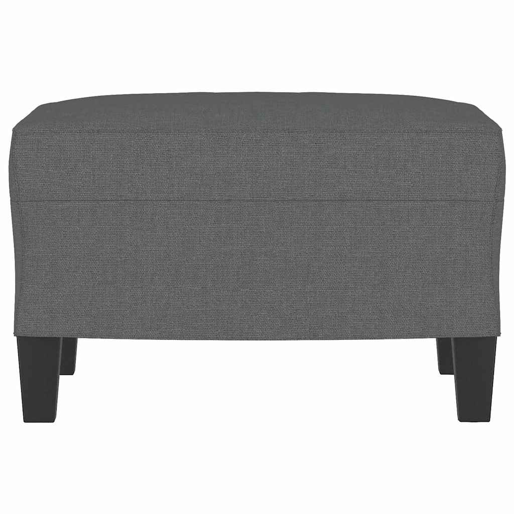 Vidaxl voetenbank 60x50x41 cm stof donkergrijs