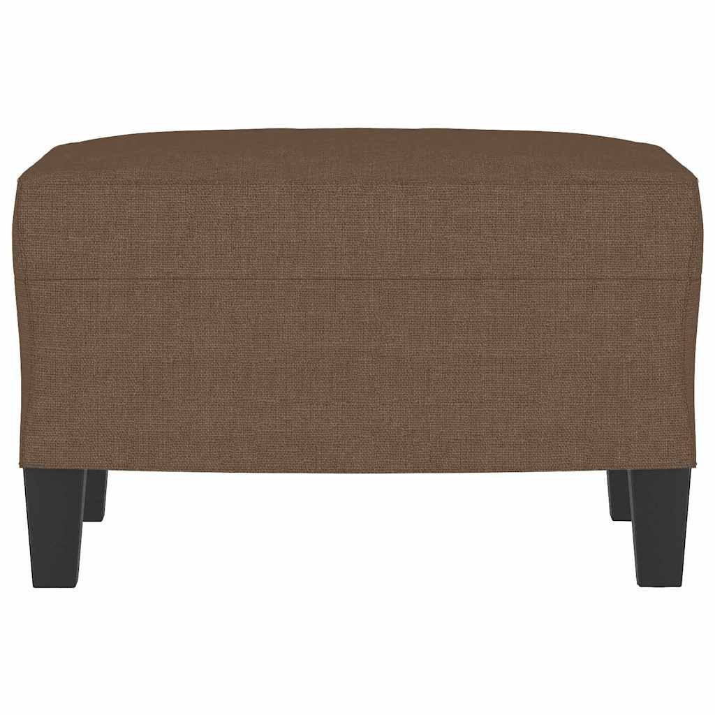 Vidaxl voetenbank 60x50x41 cm stof bruin