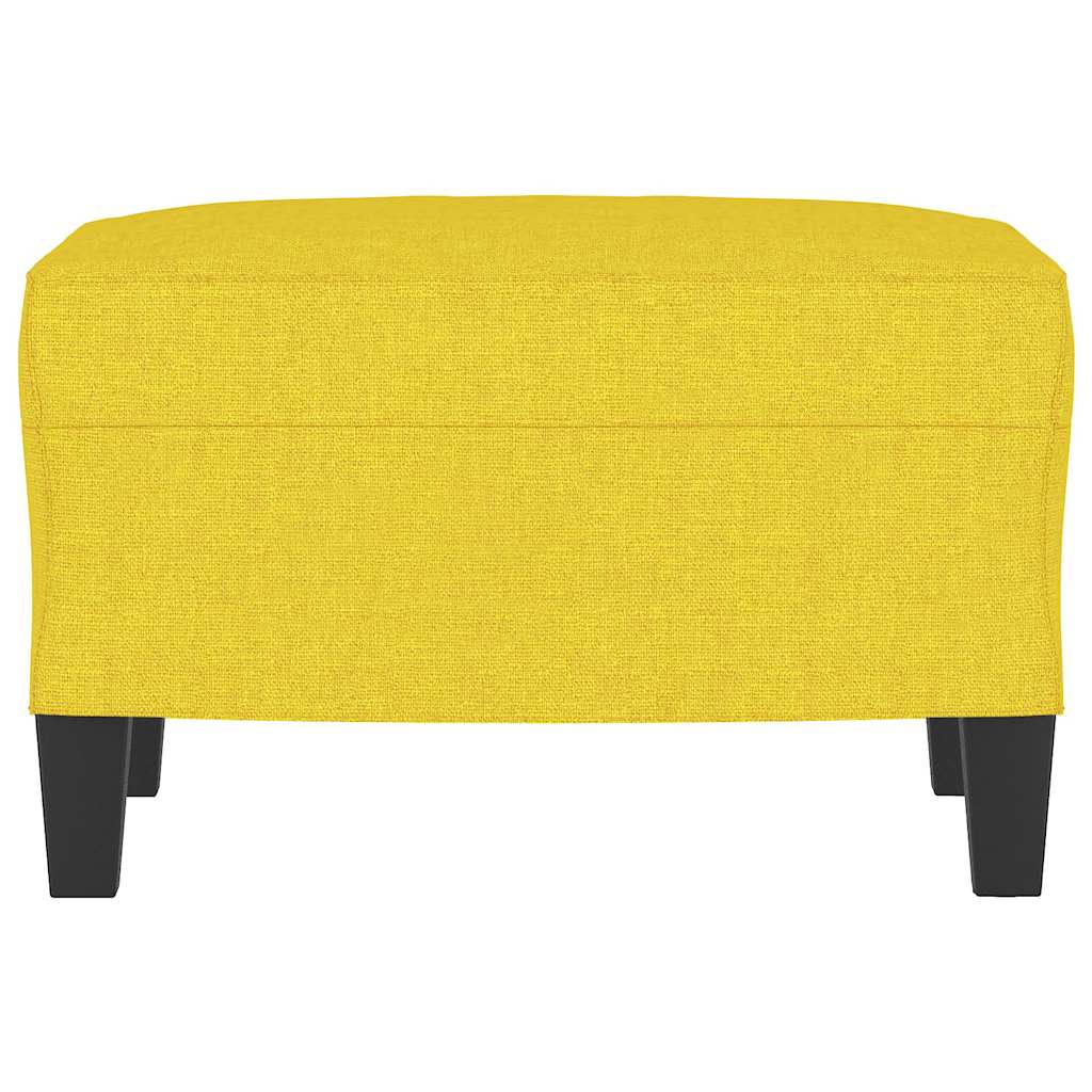 Vidaxl voetenbank 60x50x41 cm stof geel