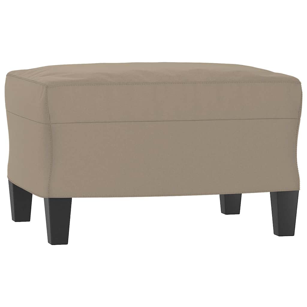 Vidaxl voetenbank 60x50x41 cm microvezelstof taupe