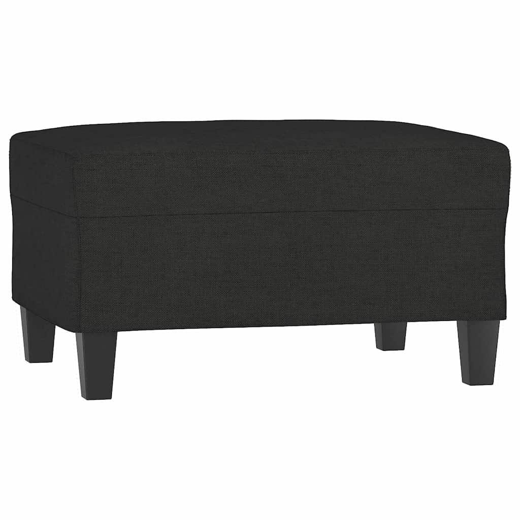Vidaxl voetenbank 70x55x41 cm stof zwart