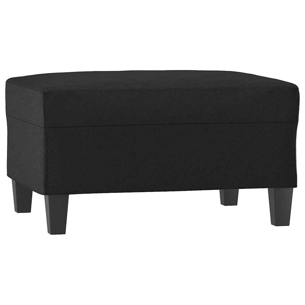 Vidaxl voetenbank 70x55x41 cm kunstleer zwart
