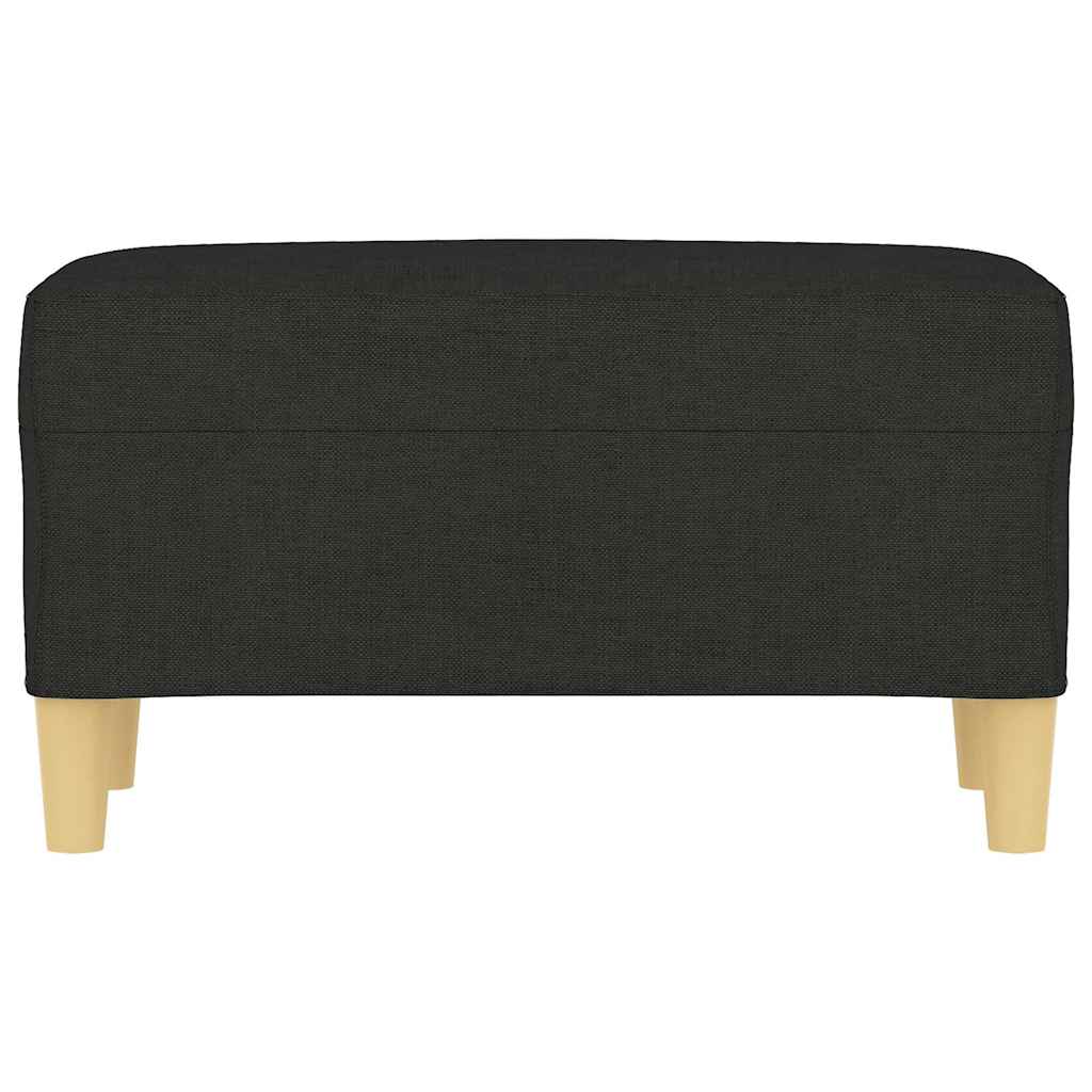 Vidaxl bankje 70x35x41 cm stof zwart