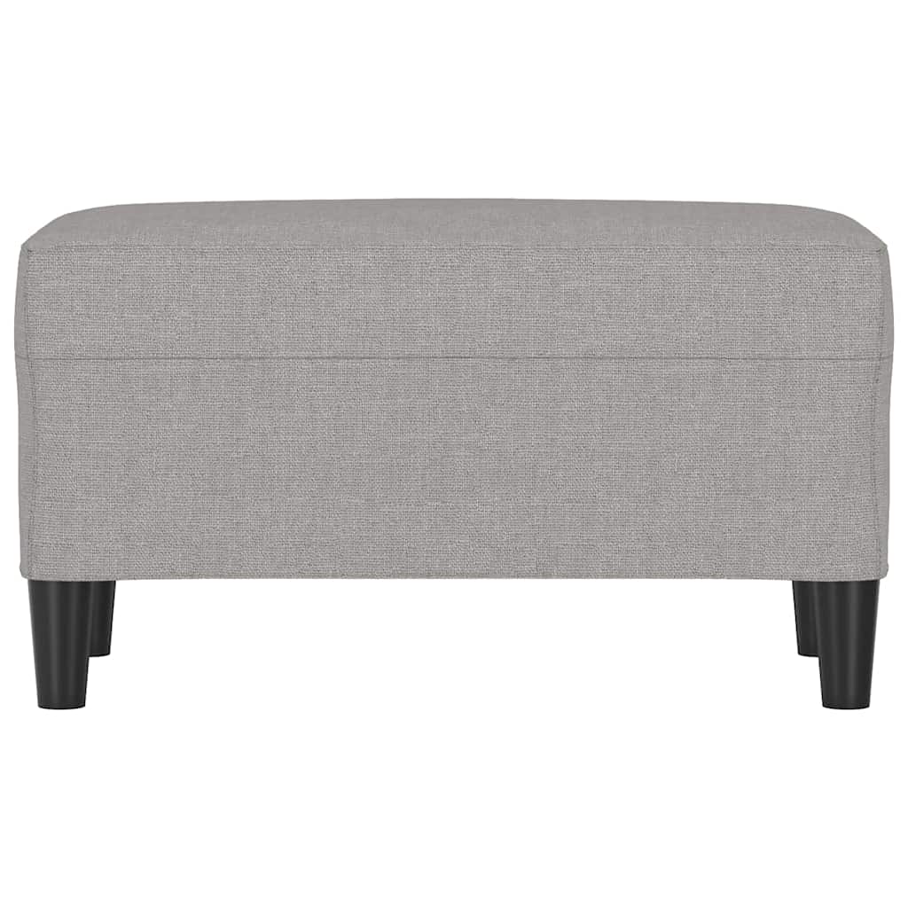 Vidaxl bankje 70x35x41 cm stof lichtgrijs
