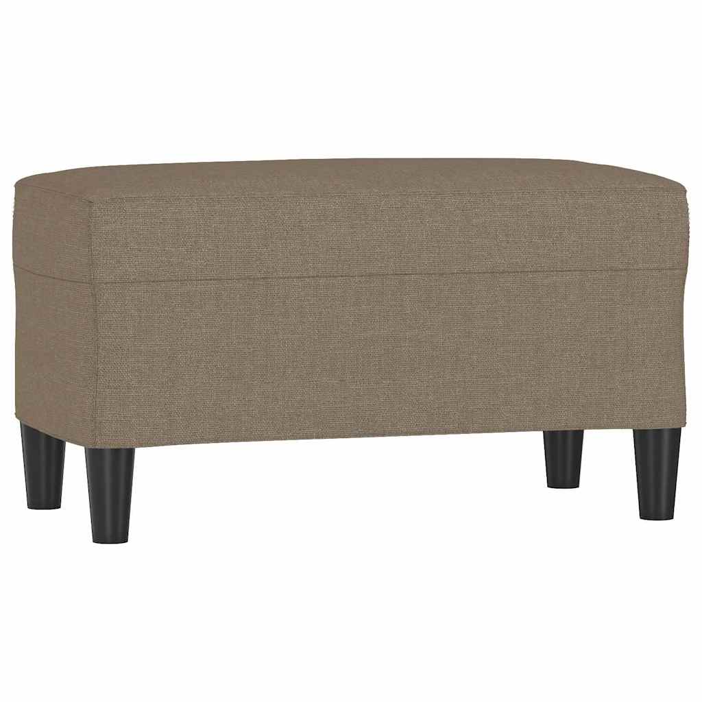 Vidaxl bankje 70x35x41 cm stof taupe