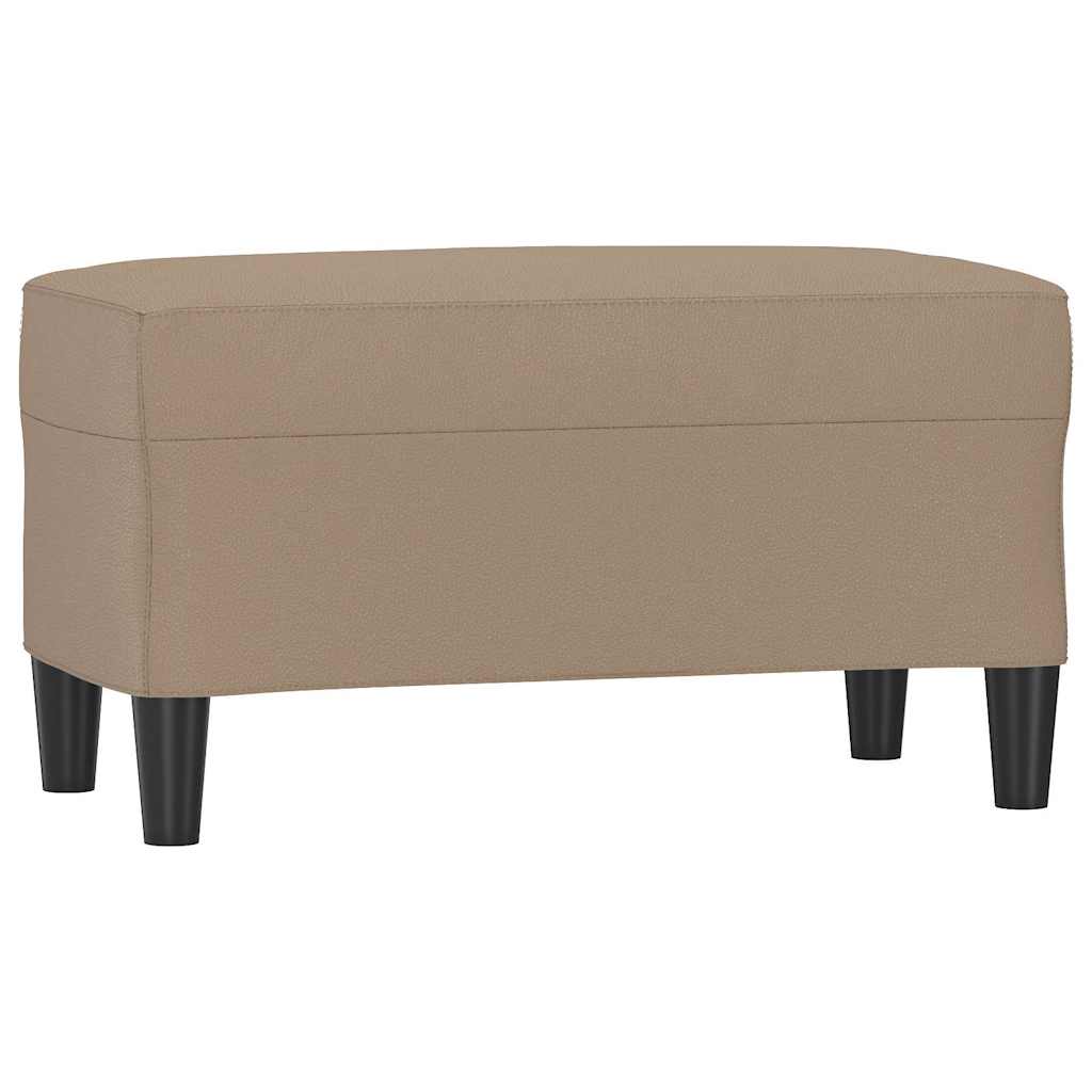 Vidaxl bankje 70x35x41 cm kunstleer cappuccinokleurig