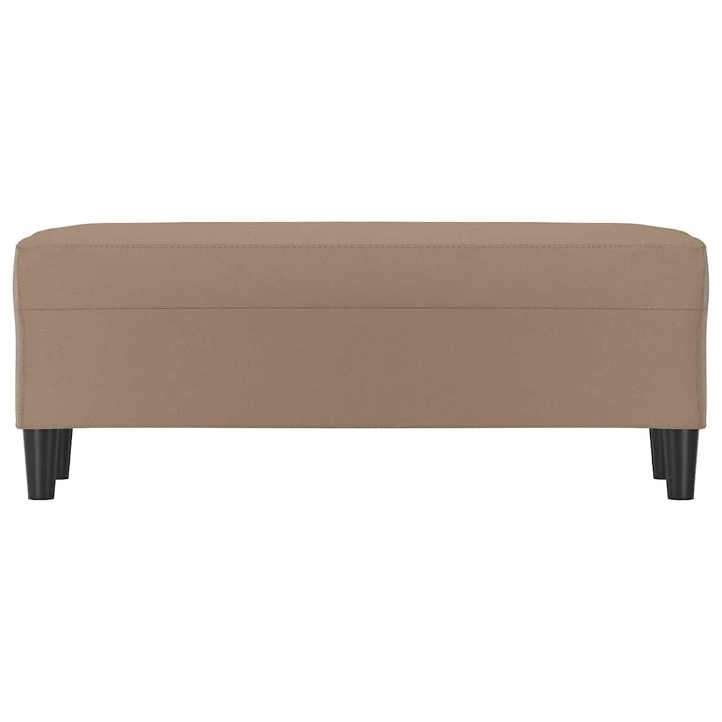 Vidaxl bankje 100x35x41 cm kunstleer cappuccinokleurig