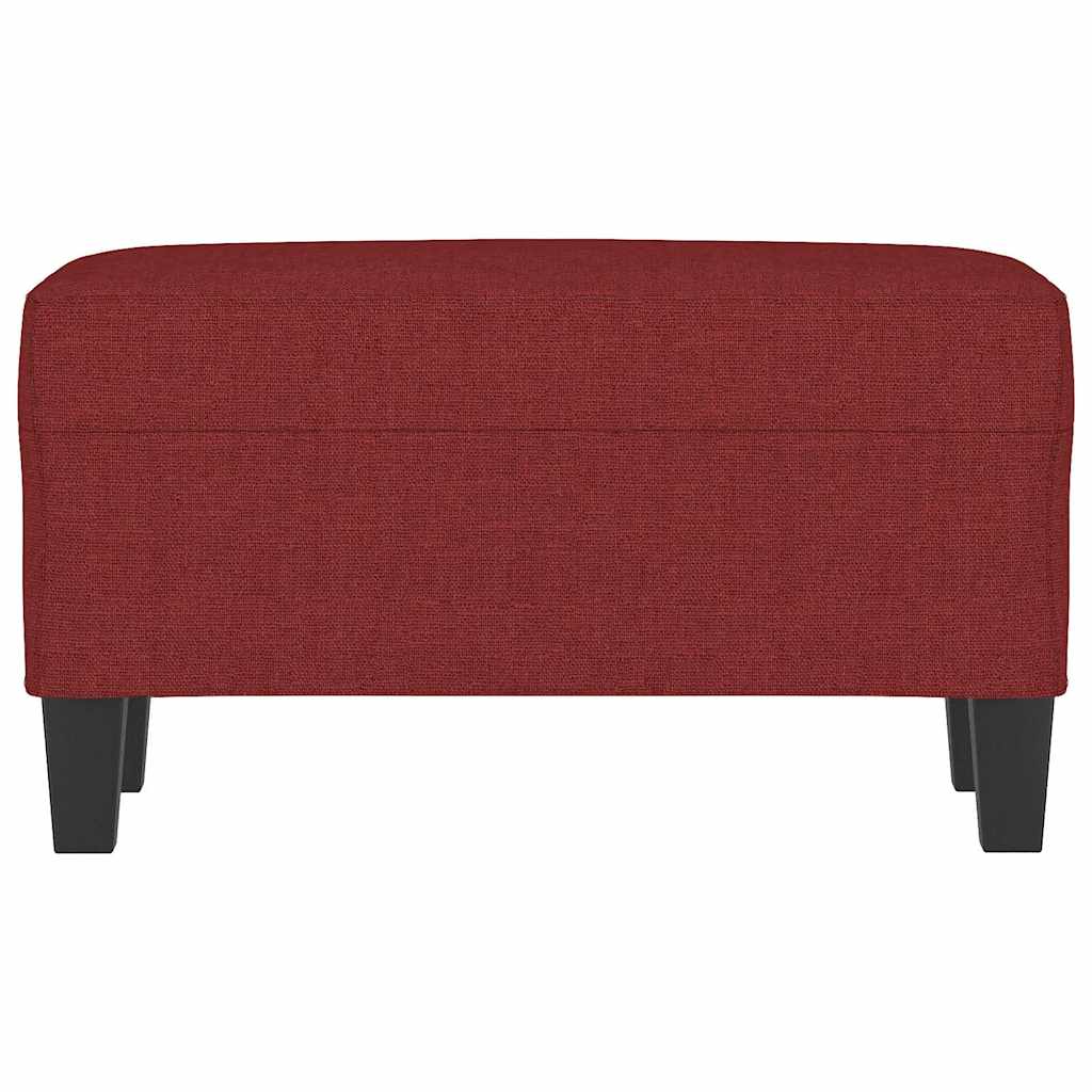 Vidaxl bankje 70x35x41 cm stof wijnrood