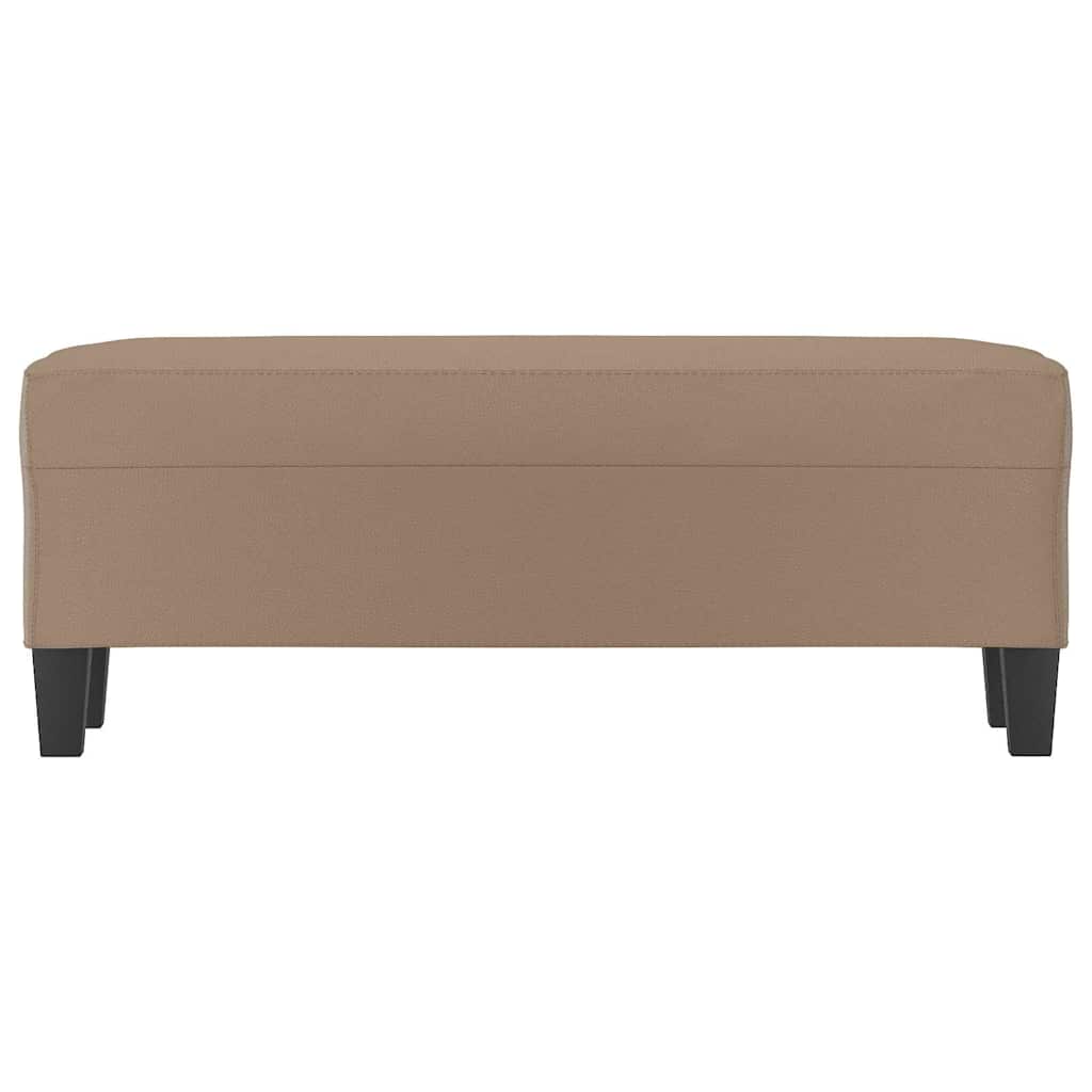 Vidaxl bankje 100x35x41 cm kunstleer cappuccinokleurig