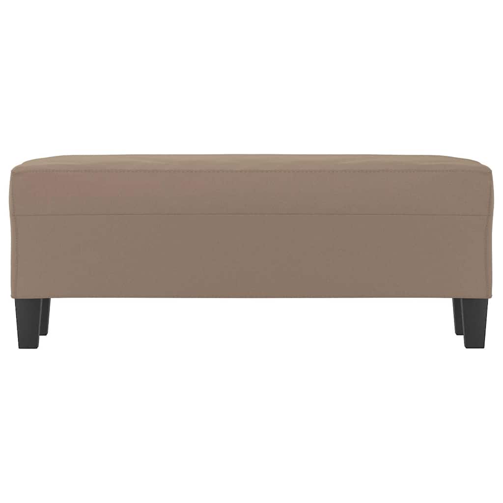 Vidaxl bankje 100x35x41 cm microvezelstof taupe