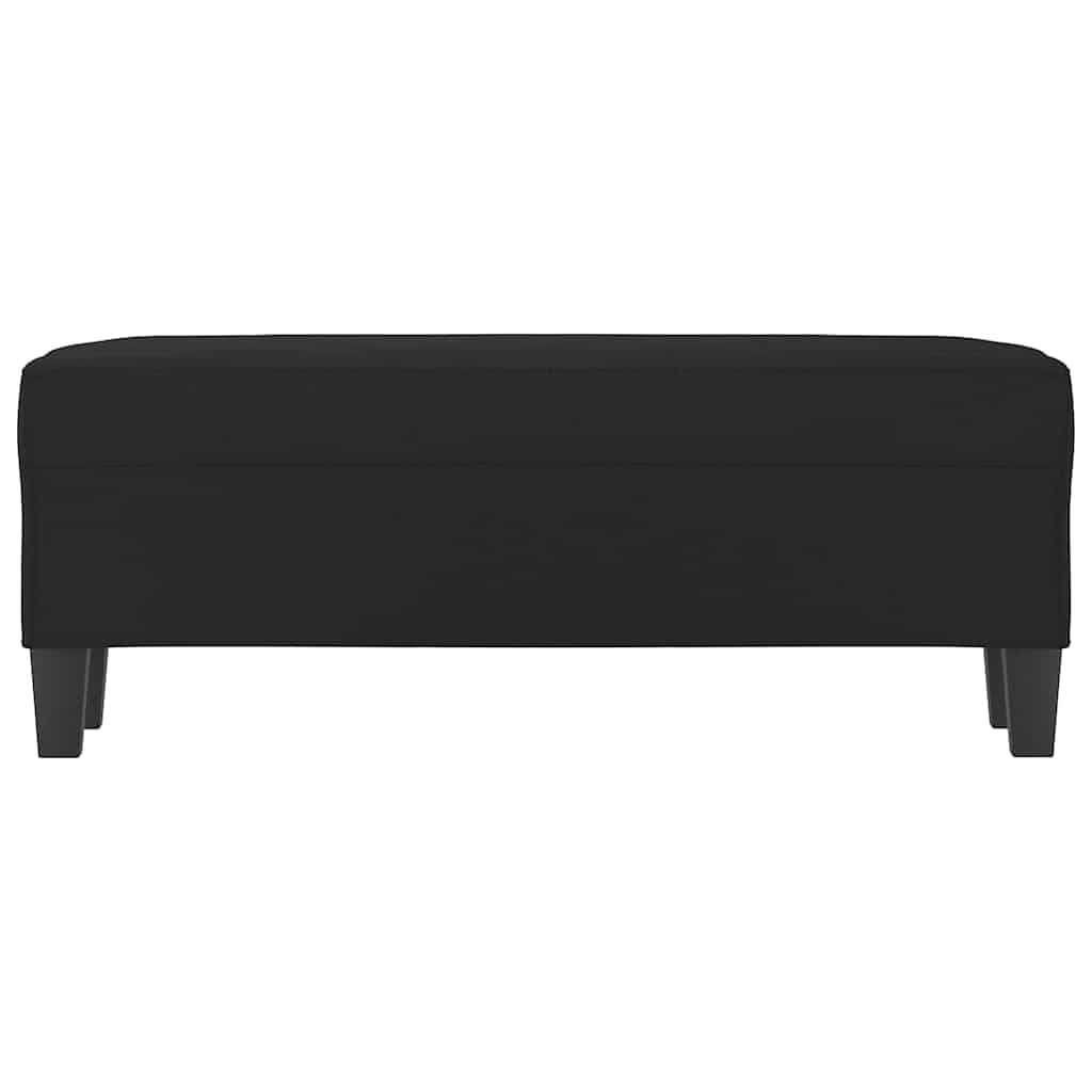 Vidaxl bankje 100x35x41 cm microvezelstof zwart