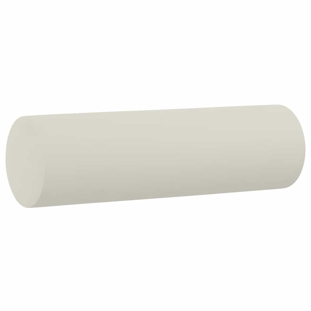 Vidaxl Dekorative Kissen 2 ST 15x50 cm Samtcremefarbe