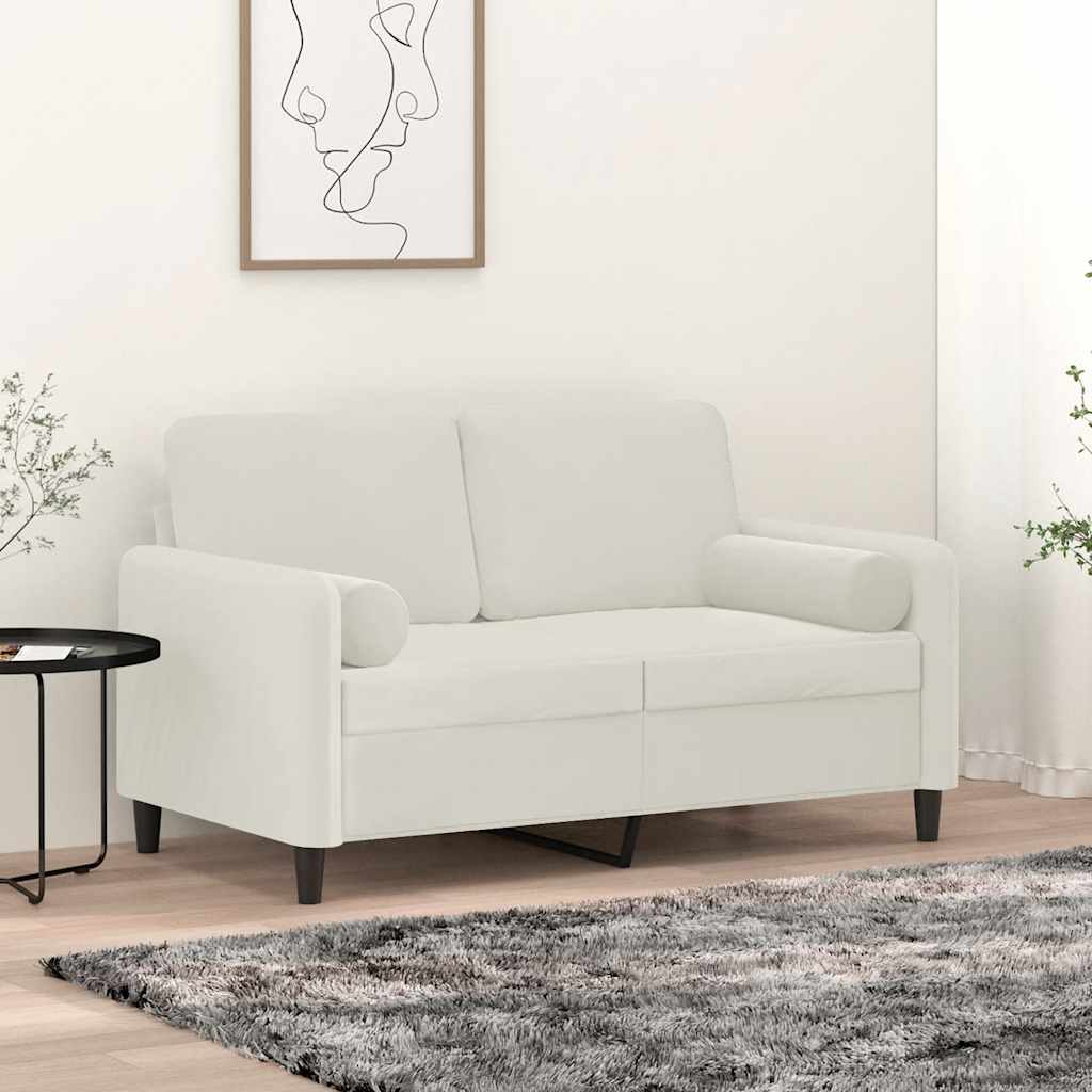 Vidaxl Dekorative Kissen 2 ST 15x50 cm Samtcremefarbe
