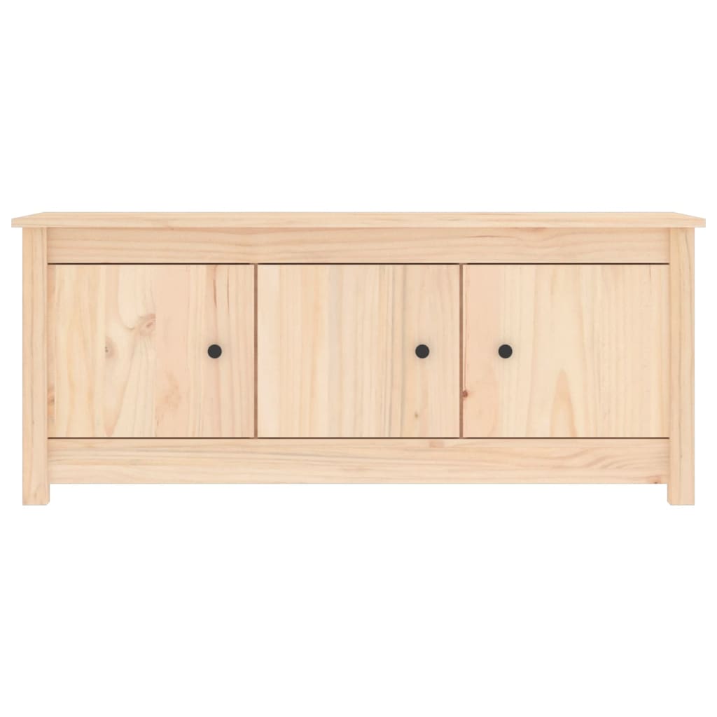 Vidaxl -Schuhschrank 110x38x45,5 cm Festkiefer