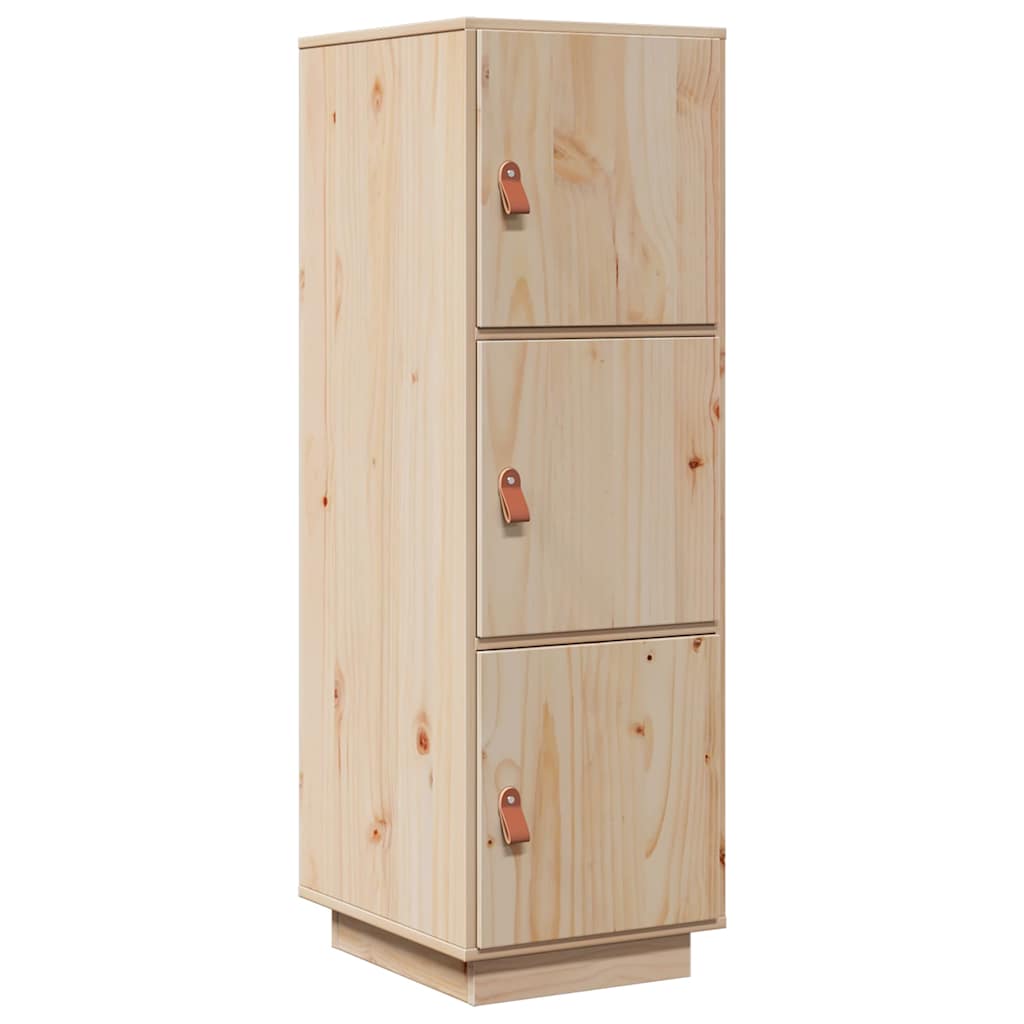 Vidaxl hoge kast 34x40x108,5 cm massief grenenhout