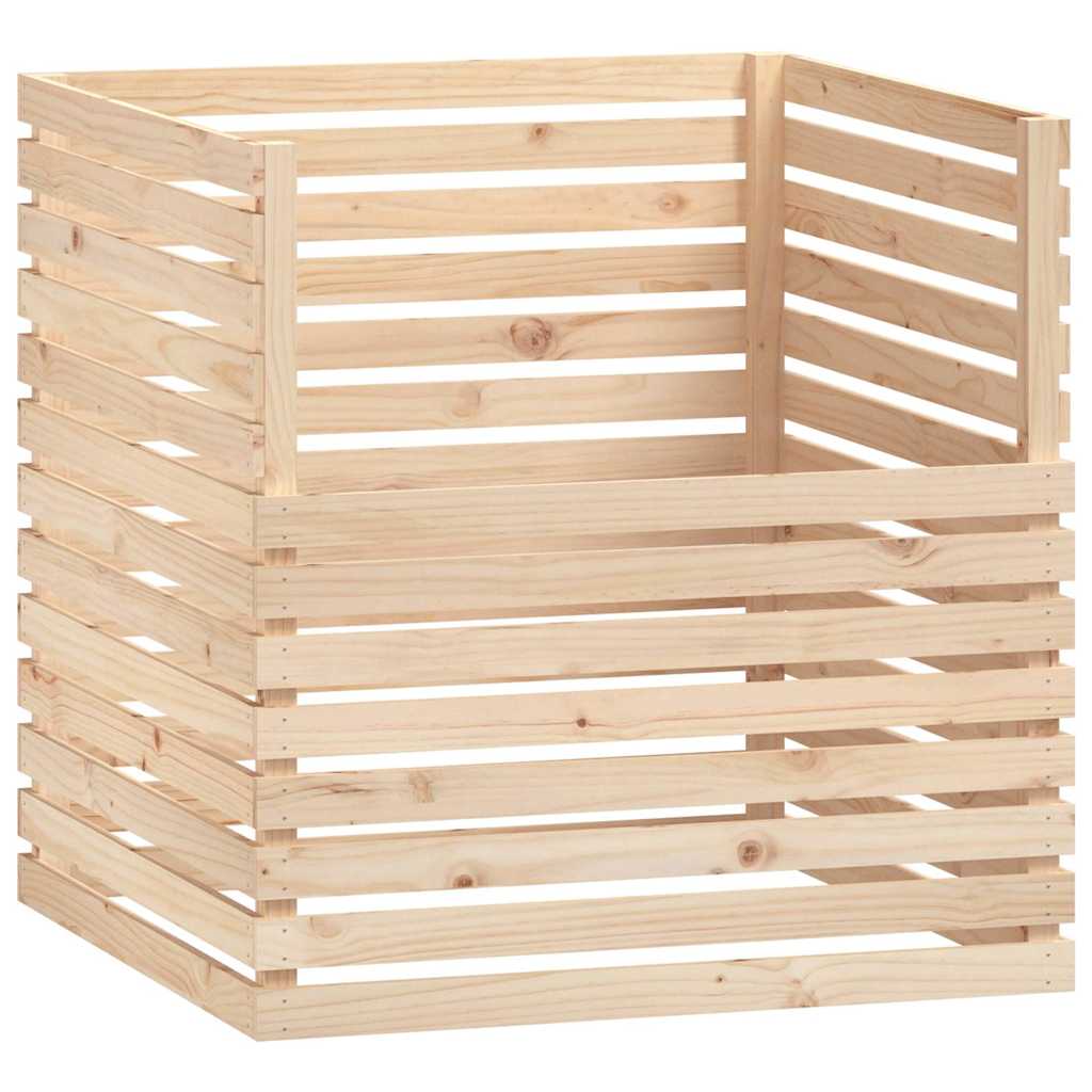 VIDAXL -Kompost -Bin 100x100x102 cm Festkiefer
