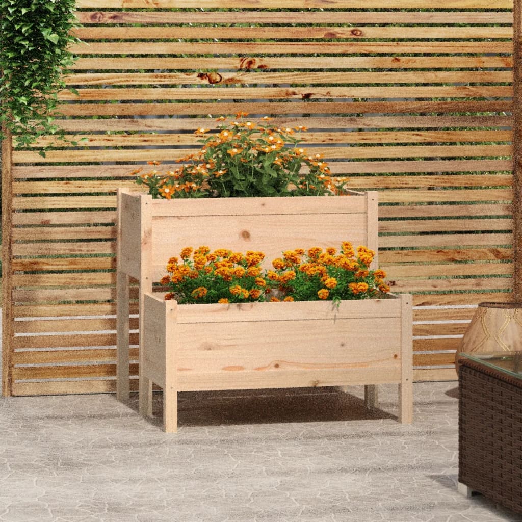 VIDAXL -Planungsbox 84.5x84x75 cm Festkiefer