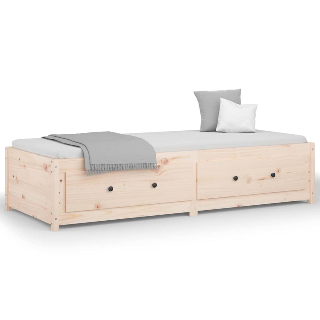 Vidaxl slaapbank zonder matras 90x200 cm massief grenenhout